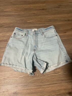 Abercrombie Curve Love High Rise Dad Shorts
